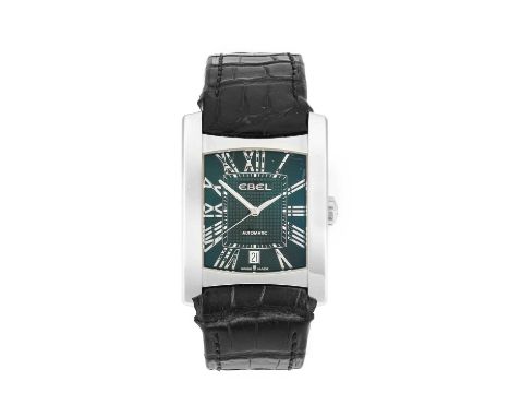Ebel: A Stainless Steel Automatic Calendar Centre Seconds Wristwatch, signed Ebel, model: Brasilia, ref: E9120M41, circa 2015