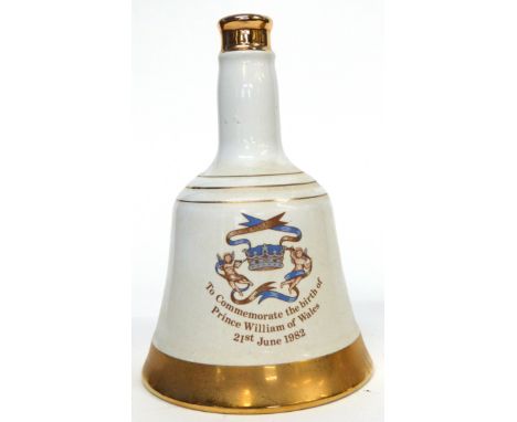 Bell~s Decanter for Birth of Prince William of Wales 21st June 1982