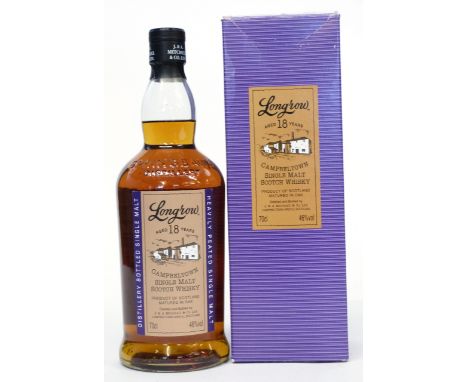 Longrow Single Malt Scotch Whisky (Campbelltown)^ aged 18yo^ 70cl^ 46% vol in carton