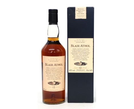 One bottle Blair Athol flora &amp; Fauna 12yo Scotch Whisky