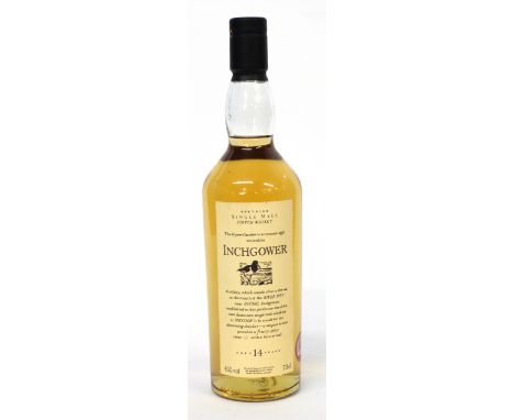 One bottle Inchgower Flora &amp; Fauna 14yo Scotch Whisky