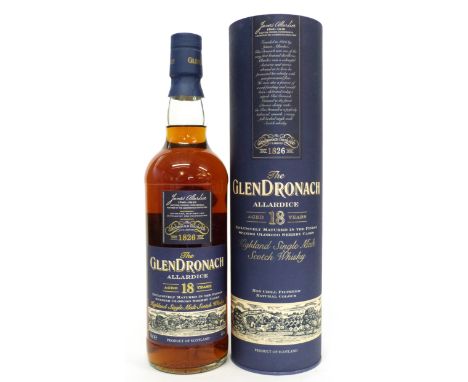 |Glendronach Allardyce 18yo single malt Scotch Whisky - 70cl