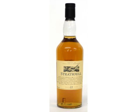 One bottle Strathmill Flora &amp; Fauna 12yo Scotch Whisky