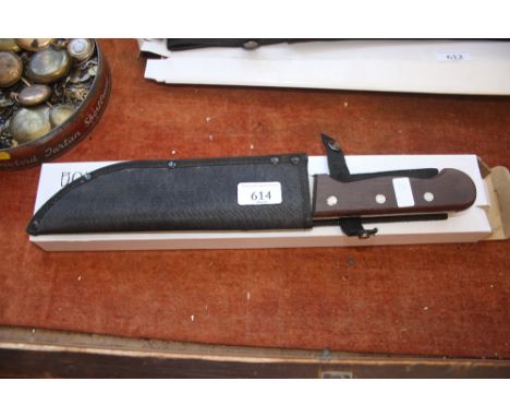 A hunting machete