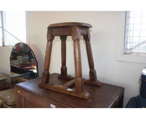 An oak stool
