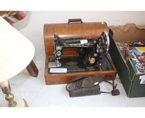 A Singer sewing machine sold as collector's item
