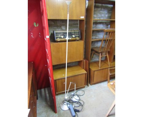 Two Italian designer lamps, one desk light, the other floor light (2)