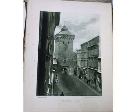 A portfolio and a box containing an extensive collection of watercolours, drawings, etc, including portrait studies, landscap