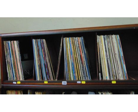 A collection of approximately 150 LPs including David Bowie, Lou Reed, Rolling Stones, Bob Dylan, King Crimson, Blondie, etc.