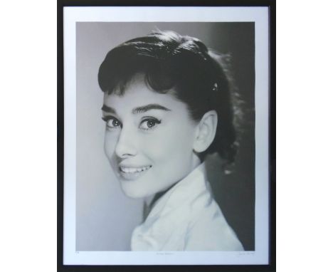 JACK CARDIFF, 'Audrey Hepburn', giclee print, with certificate of authenticity verso, 61cm x 68cm, framed and glazed.