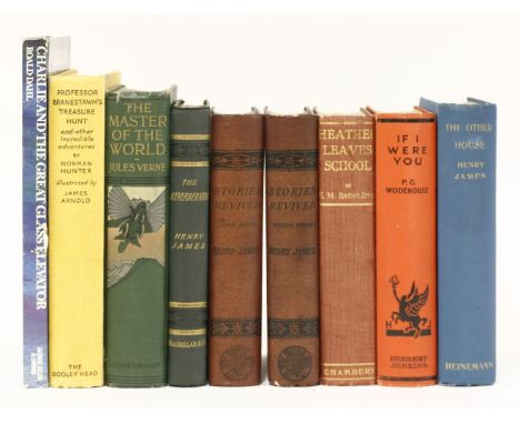 1.  VERNE, Jules: The Master of the World.  Sampson Low, nd (1914), 1st edn.  Inscription to half title dated: Xmas, 1919; pp