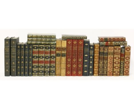BINDINGS:1.  Thackeray, W M: The Newcomes.  In two volumes.  1854, 1st edn. illustrated.  Half calf;2.  Southey, R: Sir Thoma