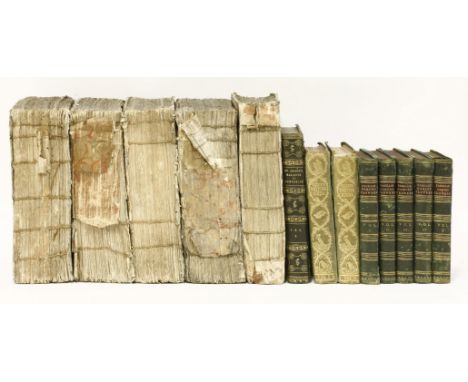 1.  Buffon: Histoire Naturelle (Oiseaux).  Five volumes, Paris, 1775.  Numerous engraved plates, original publishers boards. 