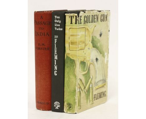 MODERN FIRST EDITIONS:1.  Fleming, Ian: The Man with the Golden Gun.  Cape, 1965, 1st edn. with DW; second state binding (no 