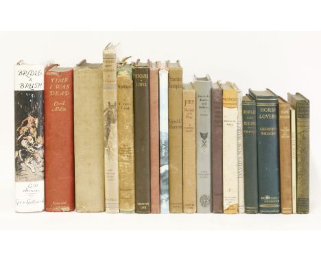 SPORTING BOOKS:Nineteen, mainly 1st edns.,Including: G D Armour: Bridle & Bush (dw); Foxiana; Cecil Aldin: Time I was Dead; S