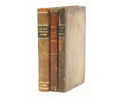 1.  (BEWICK, J) (illustrator): The New Robinson Crusoe.  John Stockdale, 1789, with 32 plates and one text illustration, pp26