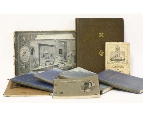 TRADE CATALOGUES:1.  BC&S Ltd: Designs of Artistic Furniture.  Fully illustrated including colour lithographs.  Front cover d