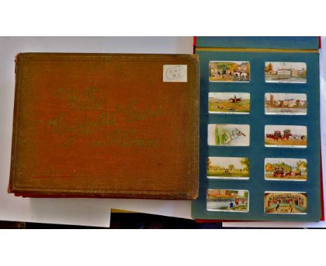 Collection Four Old Albums, including Wills First Aid, Mitchells - A Model Army, Wills Celebrated Ships, Wills Physical Cultu