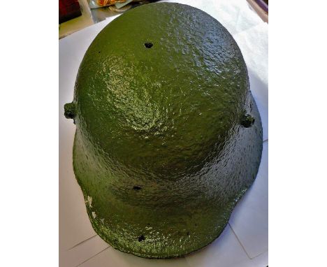 German WWI Battlefield find, 1916 Pattern Stahlhelm Pattern Helmet.