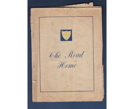 The Road Home (Villach to Calais) 8th Army Pamphlet  brief instructions and notes for returning troops of the 8th Army travel