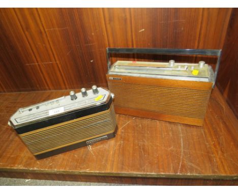 TWO VINTAGE PORTABLE RADIOS