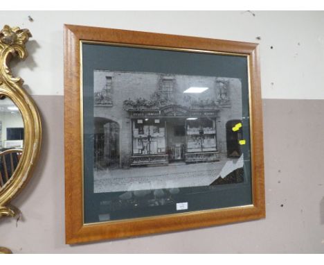 THREE MAPLE FRAMED VINTAGE PHOTOGRAPHS OF BYGONE DAYS