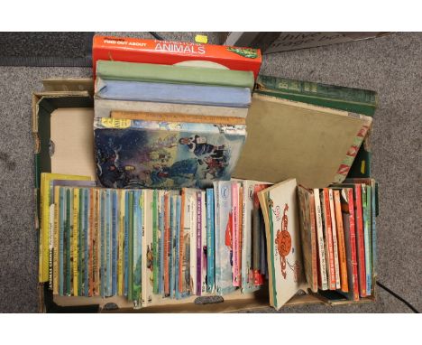 A COLLECTION OF VINTAGE CHILDREN'S BOOKS TO INCLUDE LADYBIRD BOOKS, THOMAS THE TANK ENGINE ETC