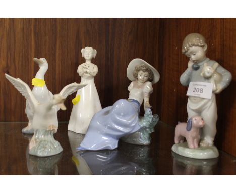 A QUANTITY OF NAO AND OTHER FIGURES (5)
