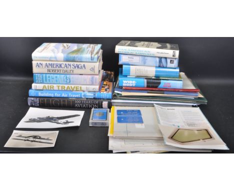 Of Aviation Interest - A collection of vintage late 20th century Pan Am / Boeing related ephemera comprising of Pan Am securi
