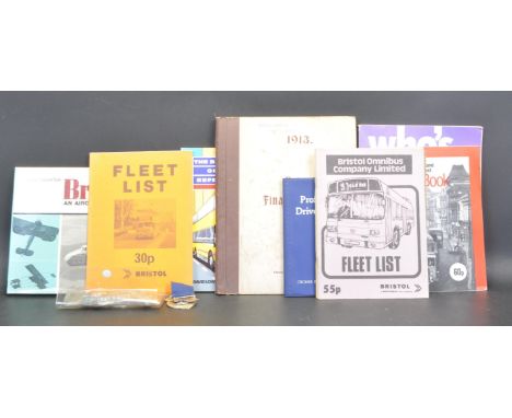 A collection of vintage 20th century Bus related ephemera comprising of badges, stock books, Who's Who in the bus industry, f