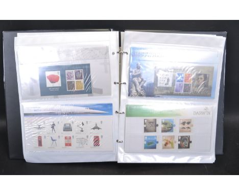 A collection of approx 40 UK Royal Mail unfranked presentation packs. Subjects include Cathedral, Class Carry on and Hammer f