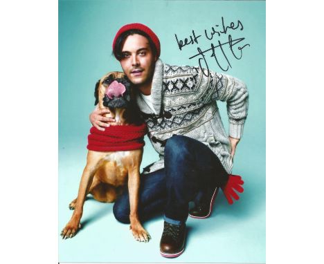  Jack Huston signed 10 x 8 colour Photoshoot Portrait Photo, from in person collection autographed at Theatre London 2013. Go