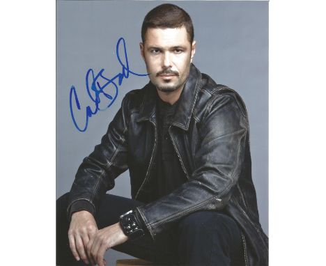 Carlos Bernard signed 10x8 colour photo portrait. Good Condition. All autographs come with a Certificate of Authenticity. We 