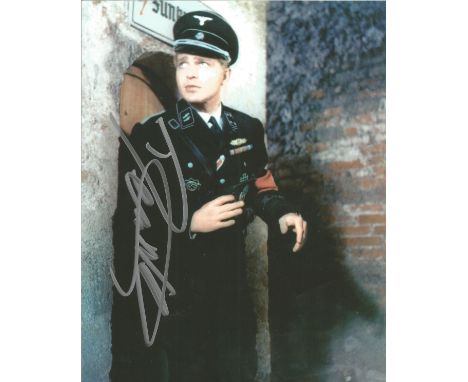Where Eagles Dare signed 8x10 inch photo from the classic war movie signed by actor Derren Nesbitt who played Major Von Papen