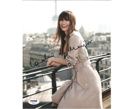 Caroline de Maigret signed 10x8 colour photo. French international model and music producer who is a member of the families o
