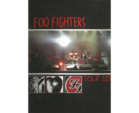 Foo Fighters tour 2003 programme unsigned. Good Condition. All autographs come with a Certificate of Authenticity. We combine
