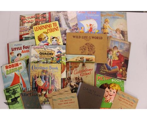 Two boxes of approx. 100 vintage younger children's books, story books and picture books, to include; Bunty's Annual, The Whi