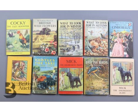 Approx. 250 vintage Ladybird books; a large collection, some books are in jackets, mostly in VG clean condition - some duplic
