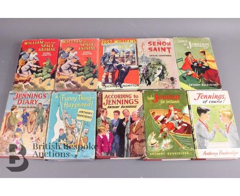 10 First edition books including; Jennings' Diary by Anthony Buckeridge published Collins 1953, A Funny Thing Happened! The F
