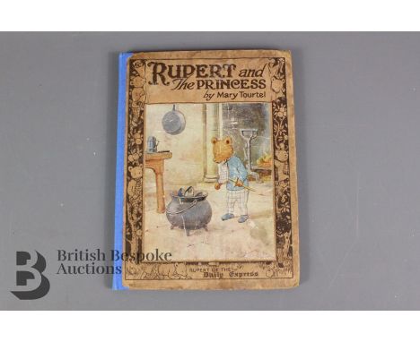Rupert and The Princess by Mary Tourtel, published by Sampson Low in 1925. The book has been professionally restored with the
