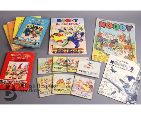 Approx. 100 Vintage Noddy books by Enid Blyton, including 65 vintage early Noddy Series books, larger format Noddy Story and 