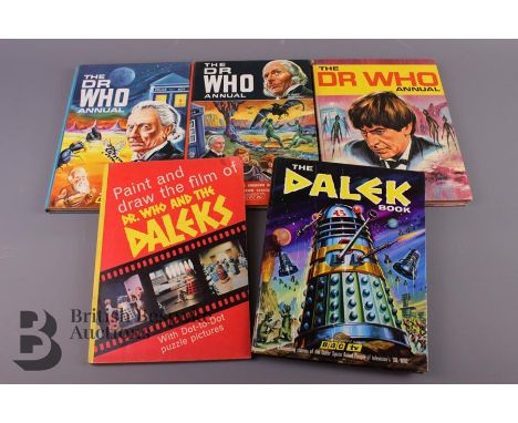 The first Dalek Book published Souvenir Press 1964 in very good clean condition, light rippling to laminate on front cover No