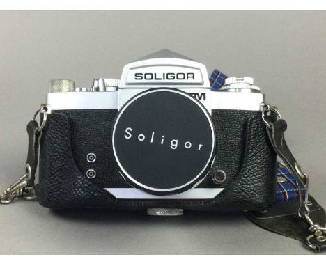 SOLIGOR CAMERA,along with other cameras and binoculars