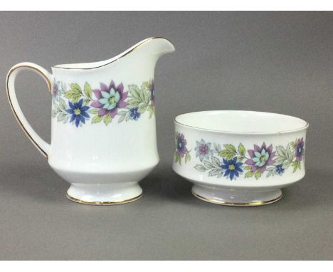 PARAGON CHERWELL TEA SERVICE,along with a Bell China floral decorated part coffee service