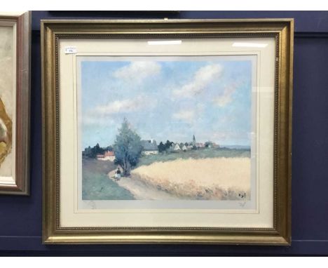 * MARCEL DYF (FRENCH 1899 - 1985),limited edition print on paper, signed and numbered 64/500,image size 46cm x 56cm, overall 