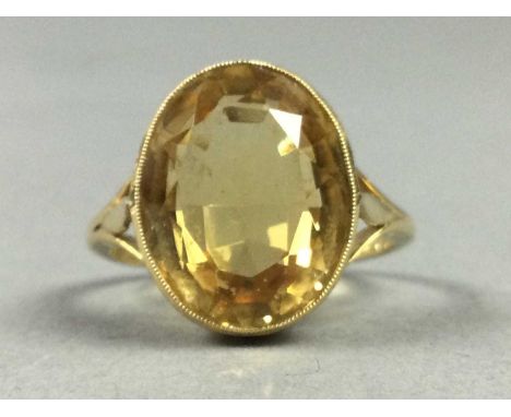 CITRINE RING