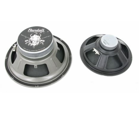 Spare Randall RD1250-8 amplifier speaker; together with another spare speaker (2)