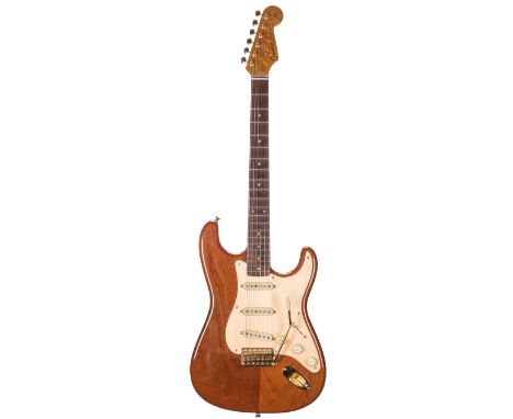 Good quality custom build Stratocaster electric guitar made by John Elliot of Bravewood Guitars; Body: custom 1961 Strat prof
