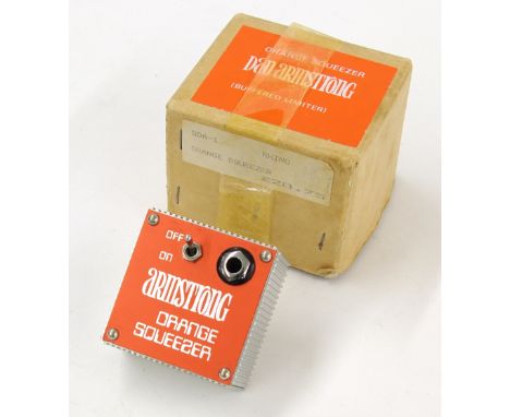 Dan Armstrong Orange Squeezer buffer guitar limiter, boxed