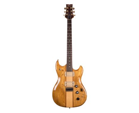 1980 Aria Pro II TS-600 electric guitar, made in Japan, ser. no. 0xxxx4; Finish: natural, various minor imperfections; Fretbo